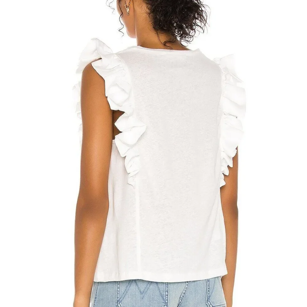 Sleeveless Ruffle Knit Top BCBGMAXAZRIA brand:BCBGMAXAZRIA - Picture 5 of 9